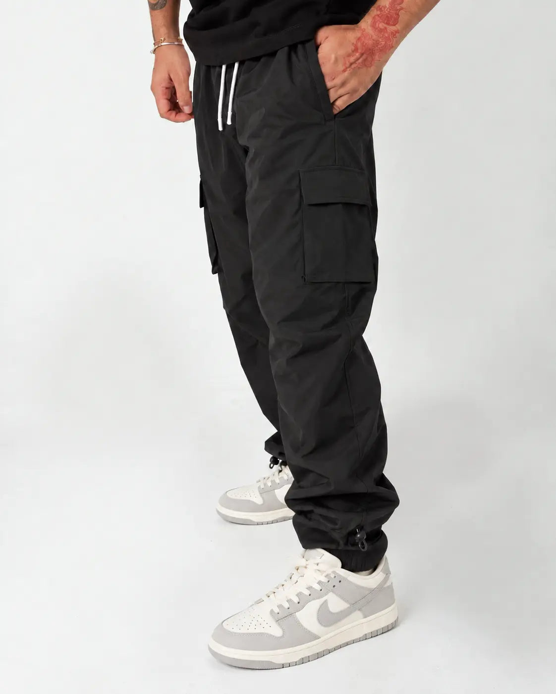 Pantalon cargo negro
