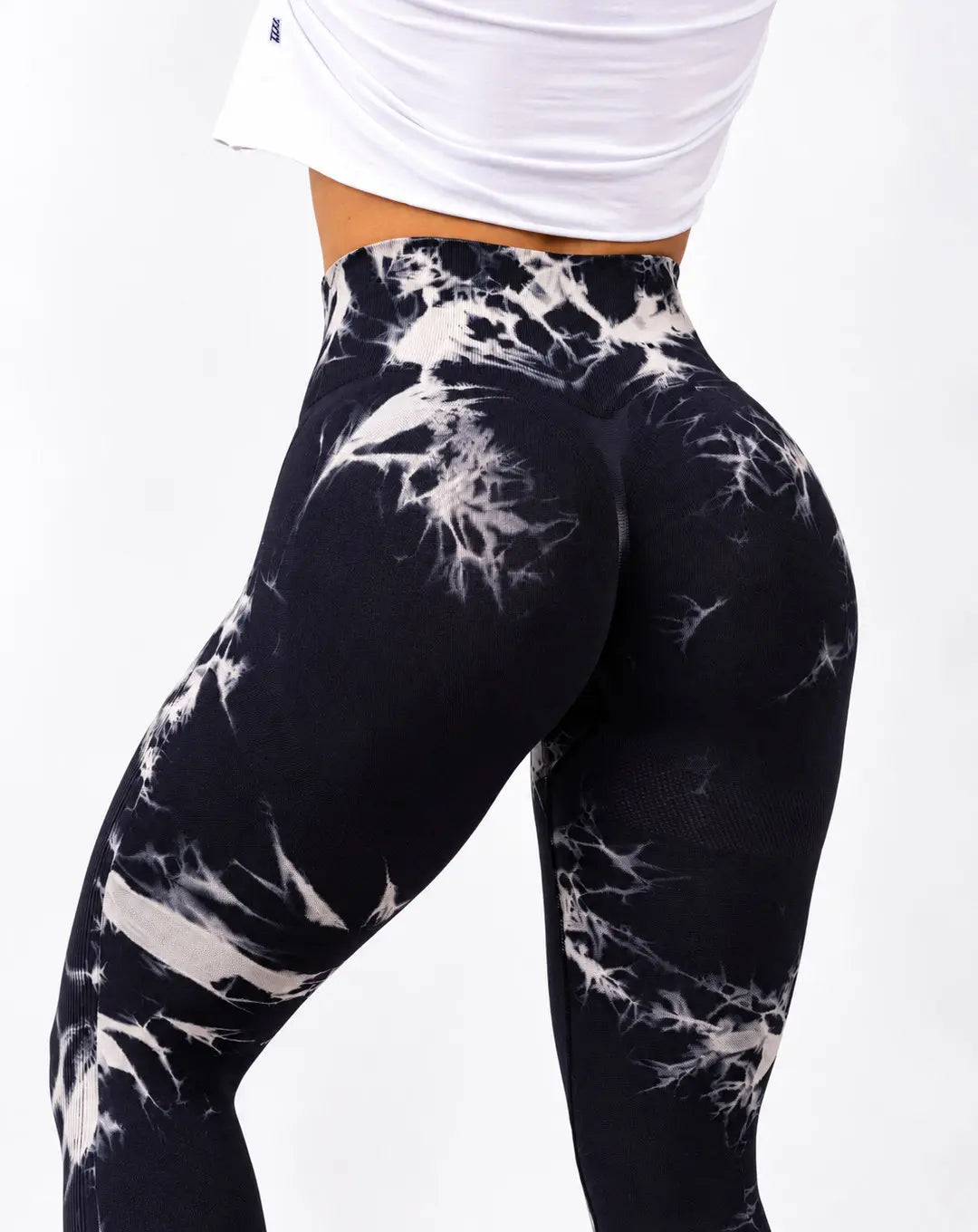 Licra larga con Push up azul oscuro