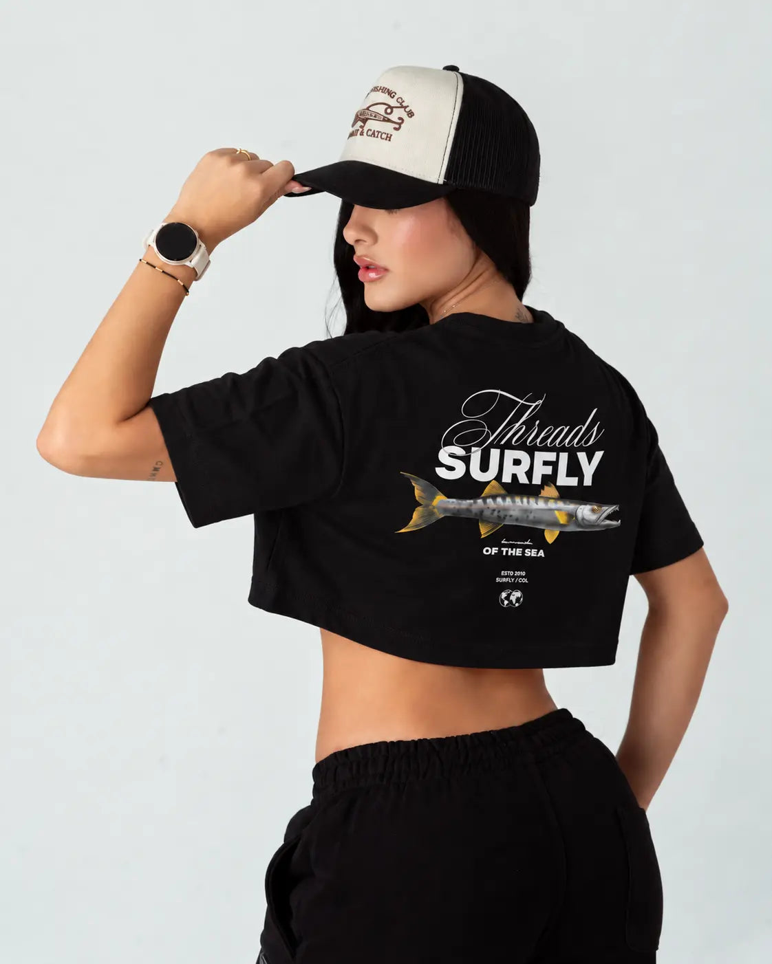 Crop top barracuda recta
