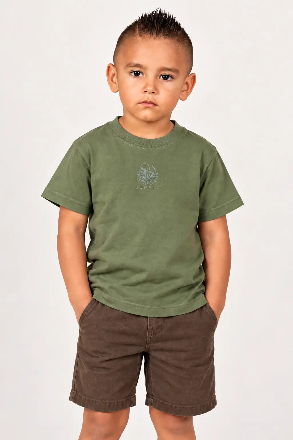 Camiseta niño pulpo alto brillante