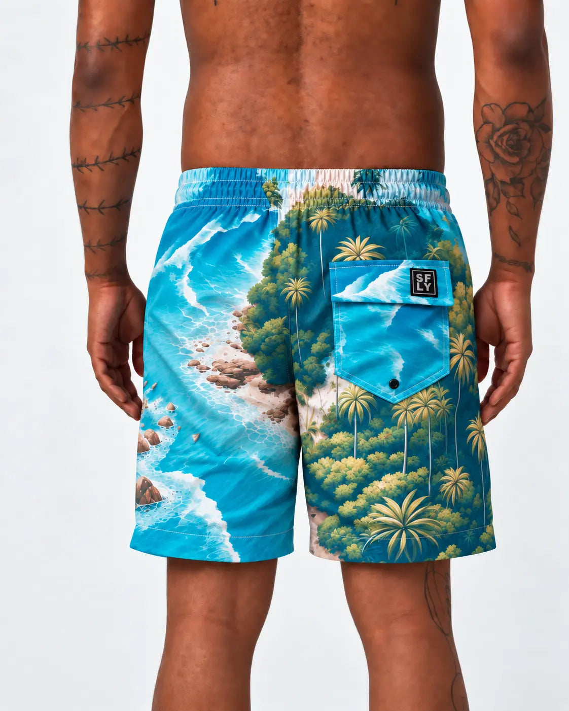 Pantaloneta playa unisex