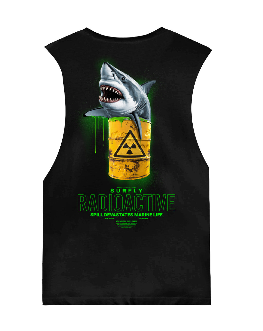 Esqueleto Oversize/ Tiburón Radioactive