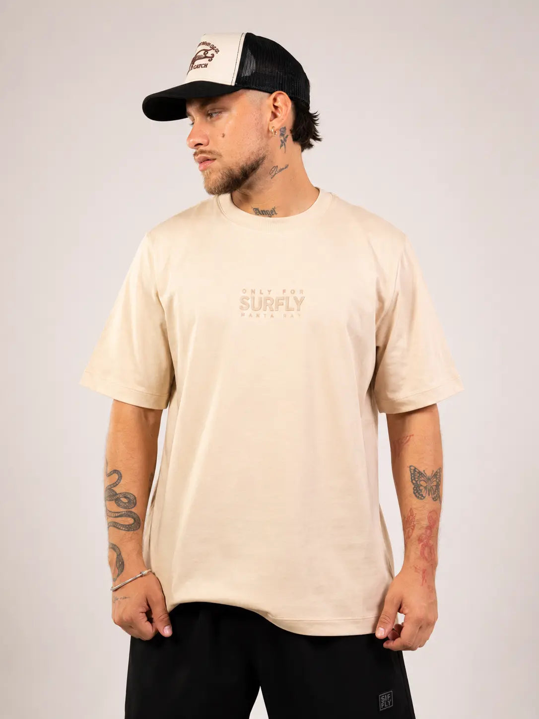 Camiseta Manta Ray Beige