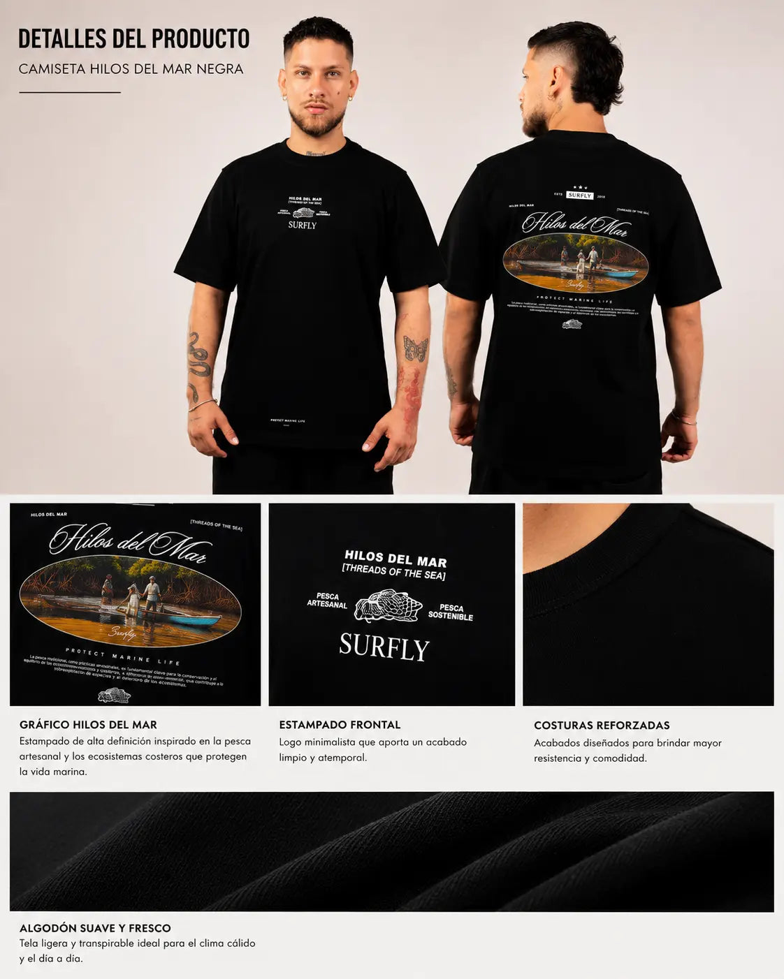 Camiseta Hilos del Mar