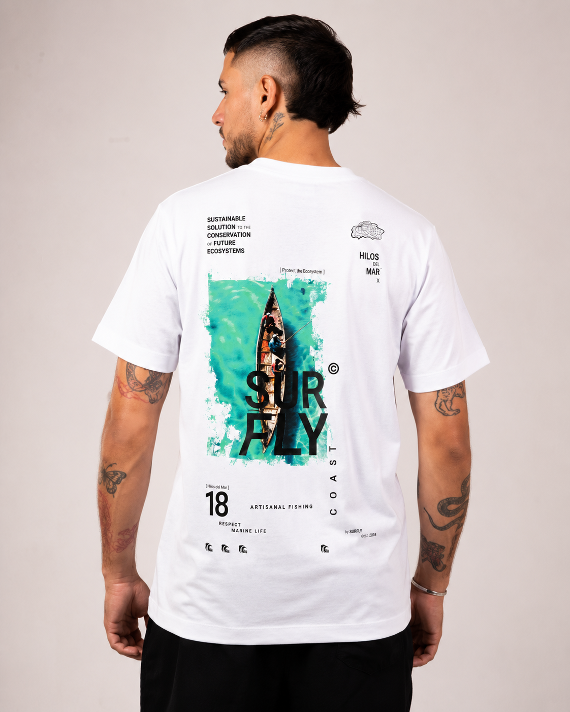 Camiseta canoa 18