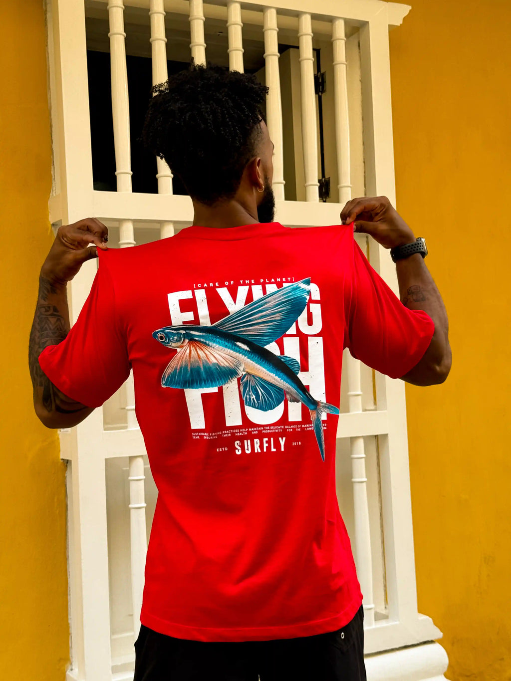 Camiseta pez volador