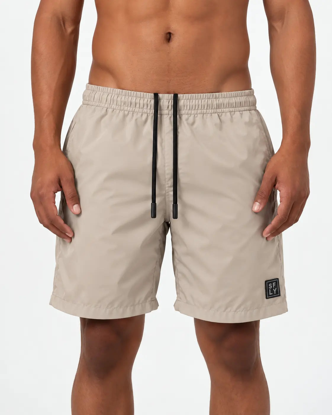 Pantaloneta basica beige
