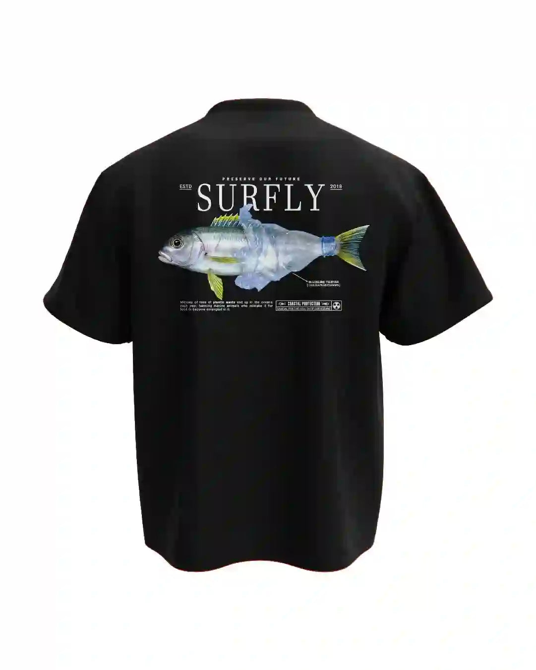 Camiseta pez botella