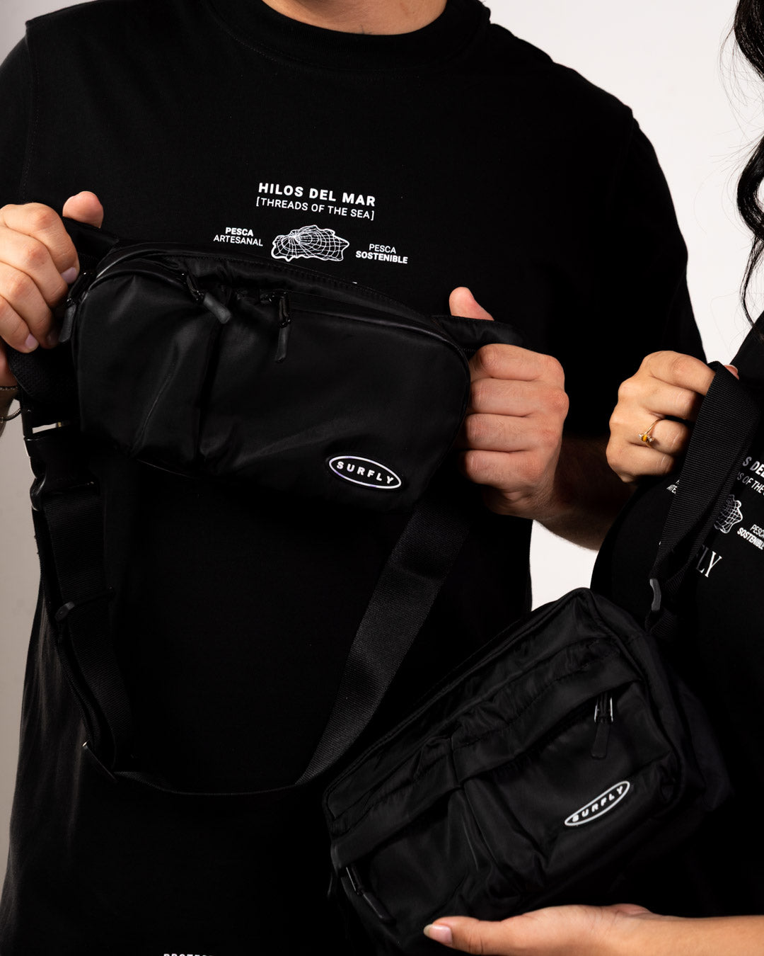 Morral Crossbody Surfly – Black Edition