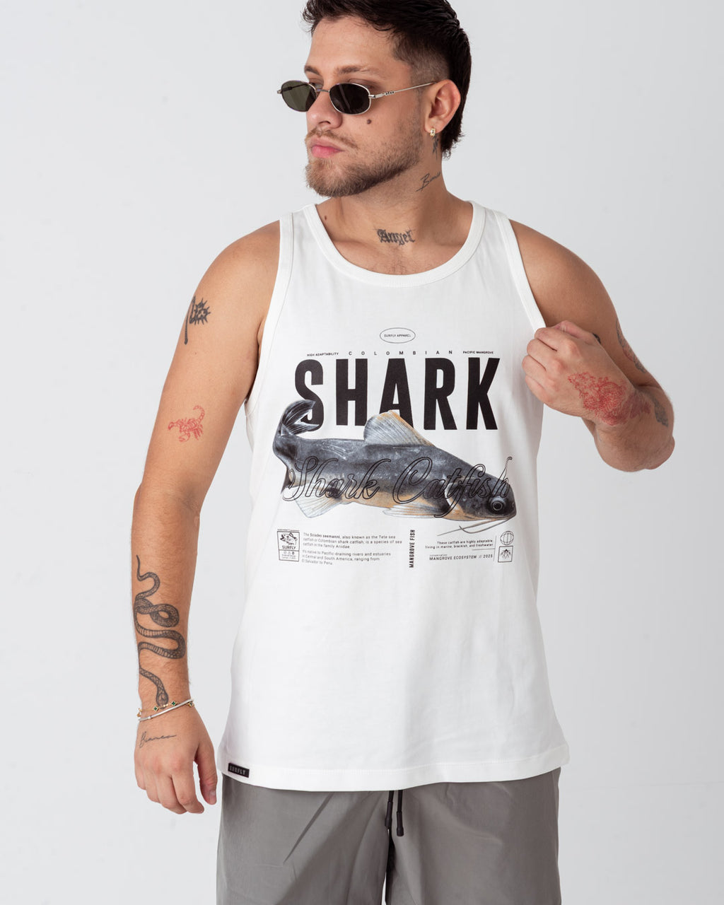 Camiseta Esqueleto Shark