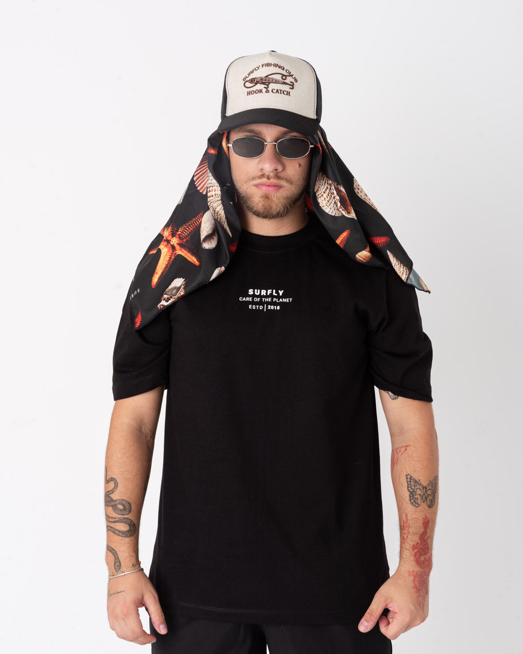 Camiseta pez botella