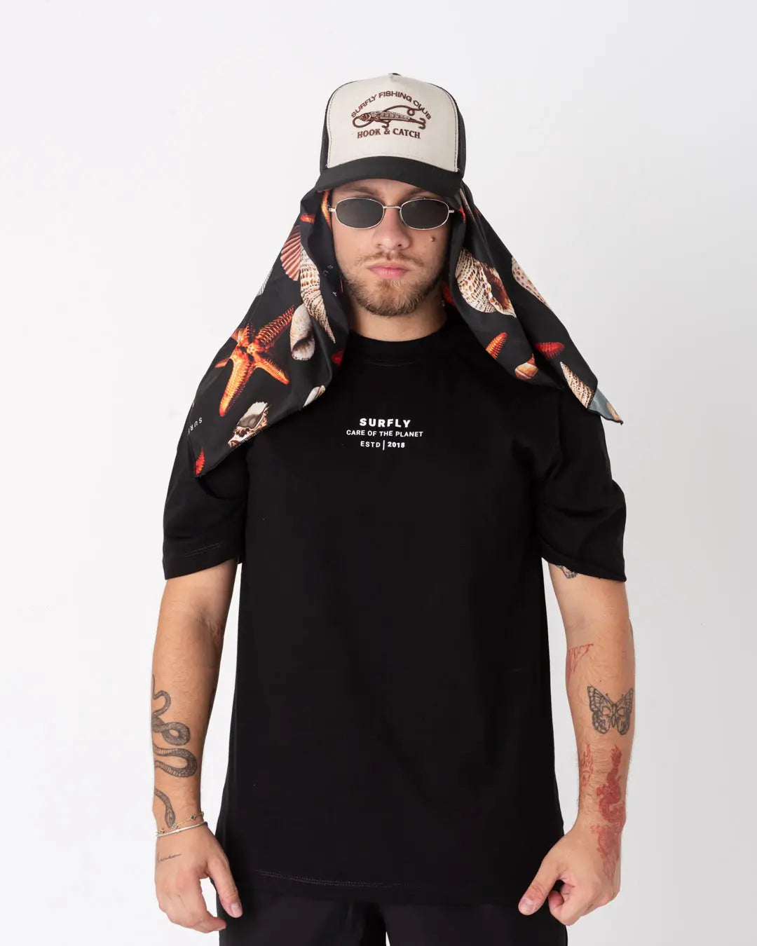 Camiseta pez botella