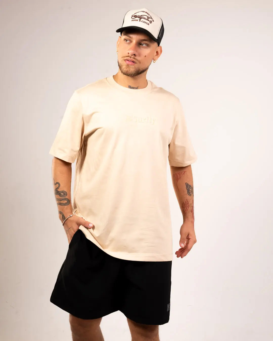 Camiseta Manta Ray Beige