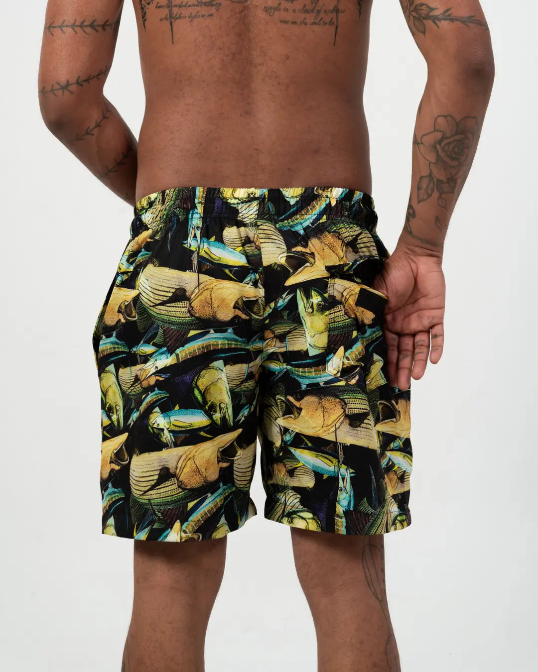 Pantaloneta peces y ostras