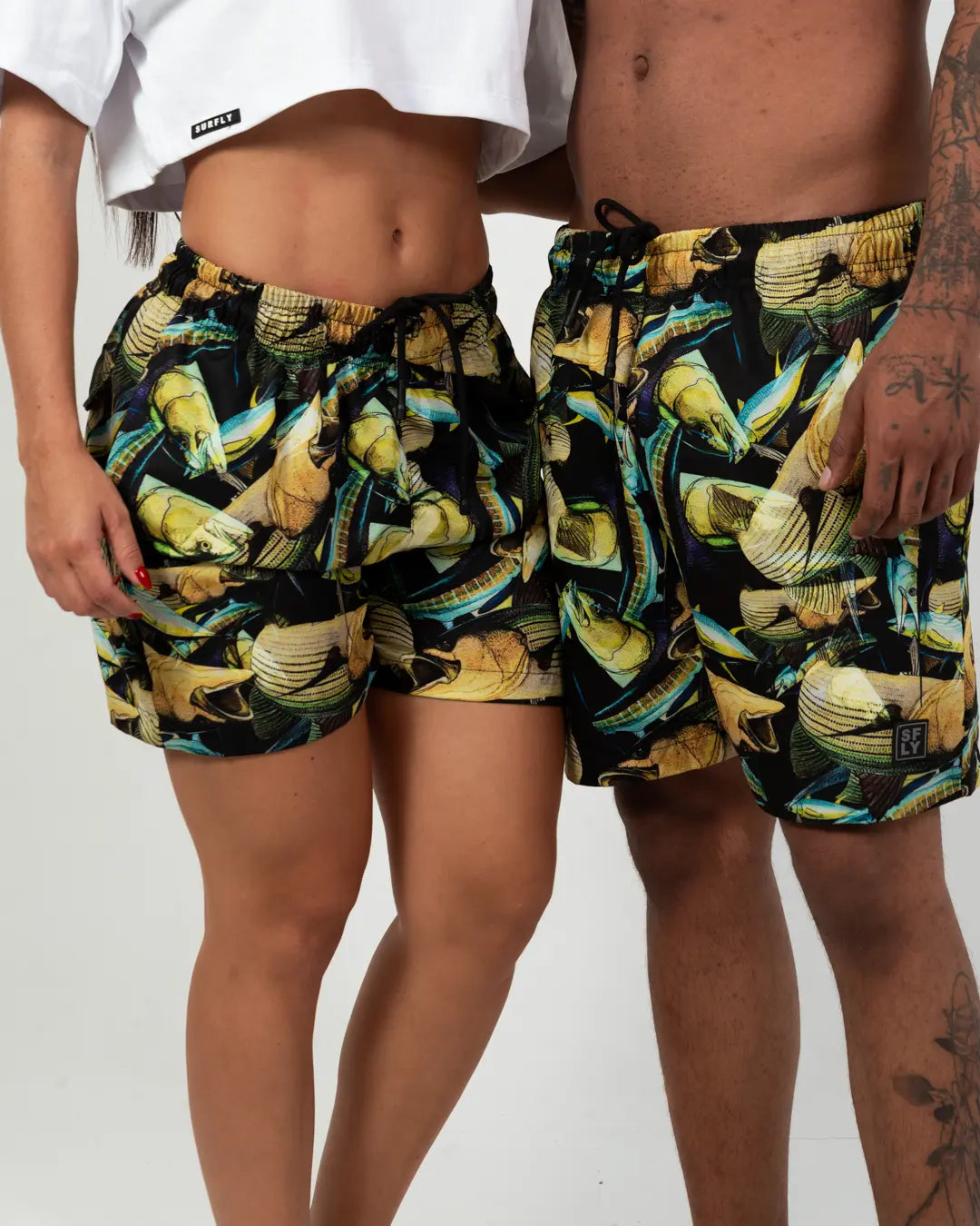 Pantaloneta peces y ostras