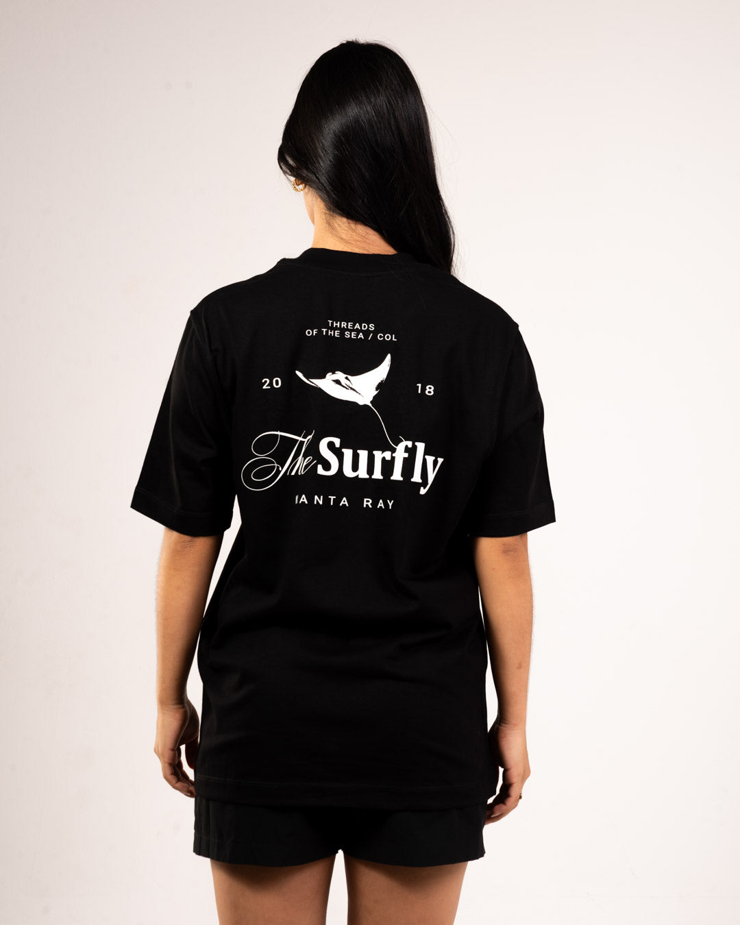 Camiseta Manta Ray Negra
