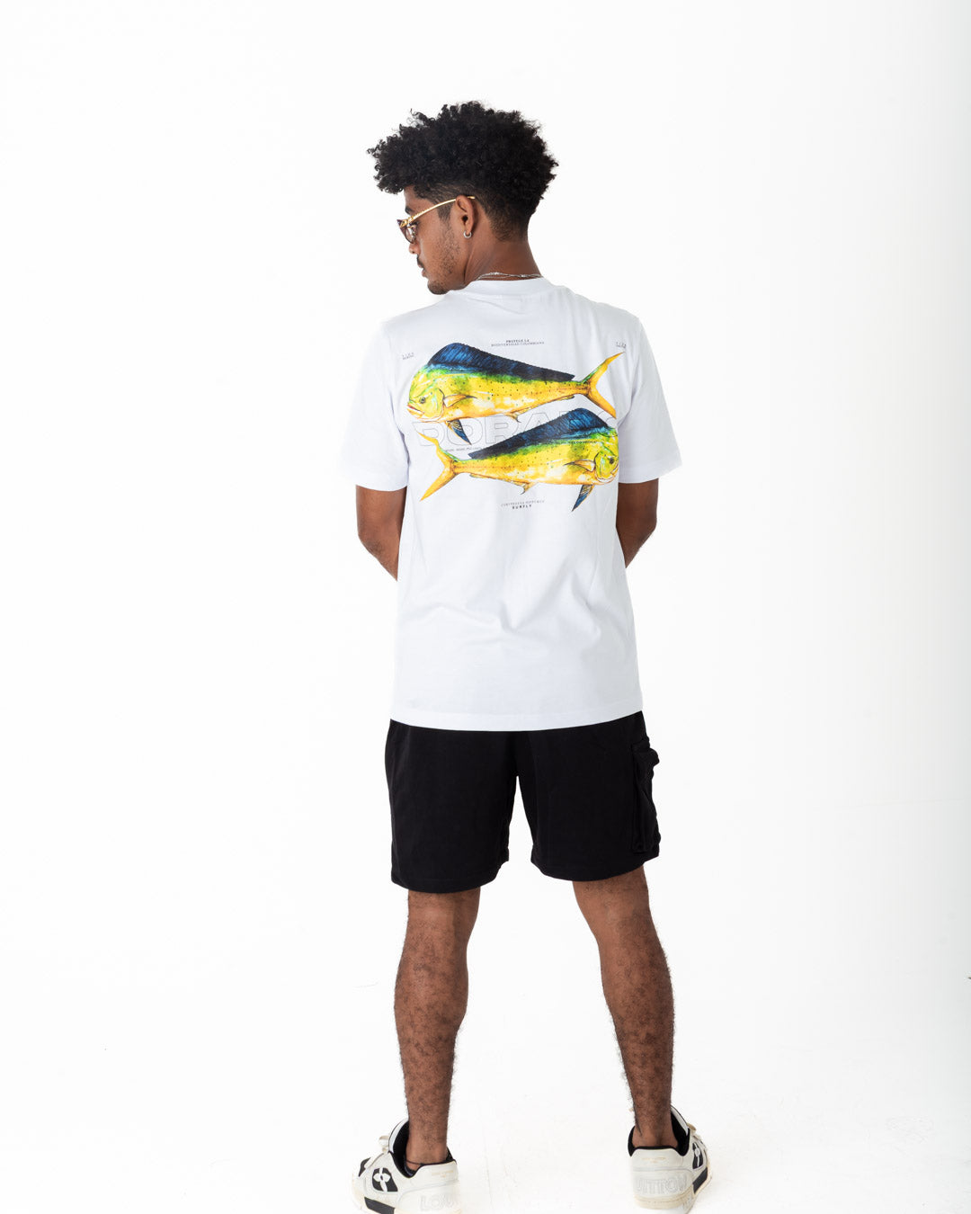 Camiseta pez dorado doble