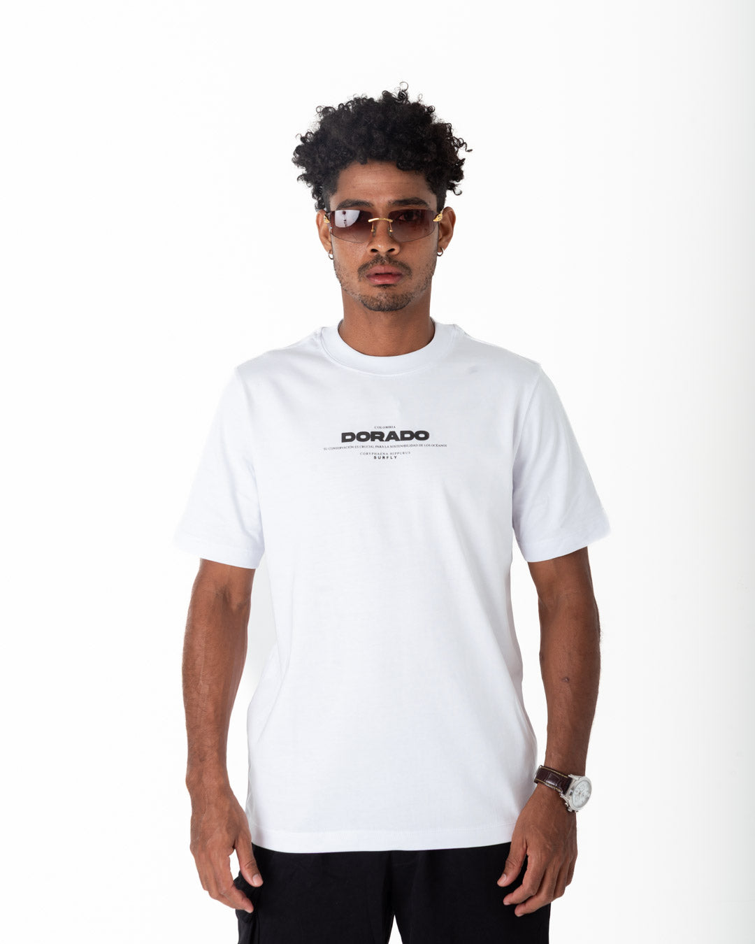 Camiseta pez dorado doble