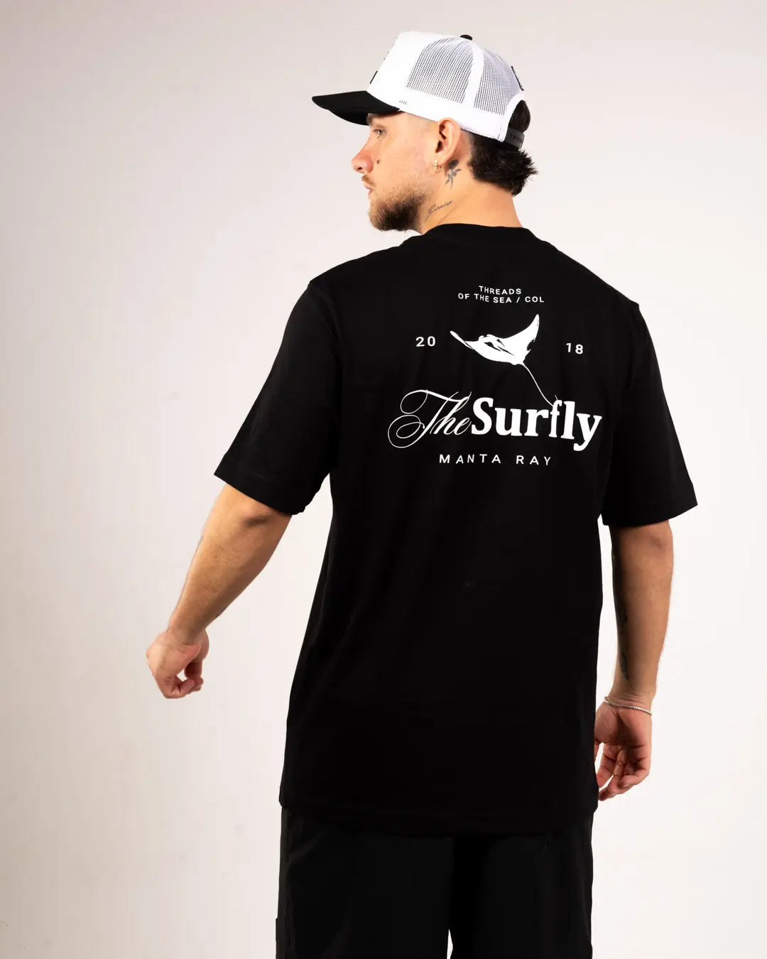 Camiseta Manta Ray Negra
