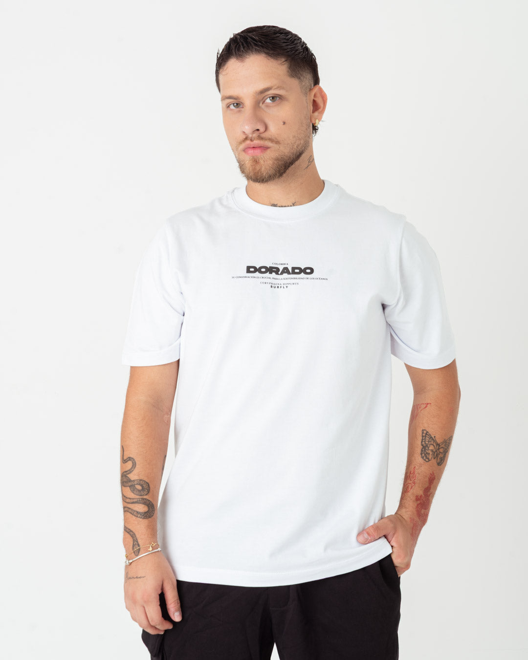 Camiseta pez dorado doble