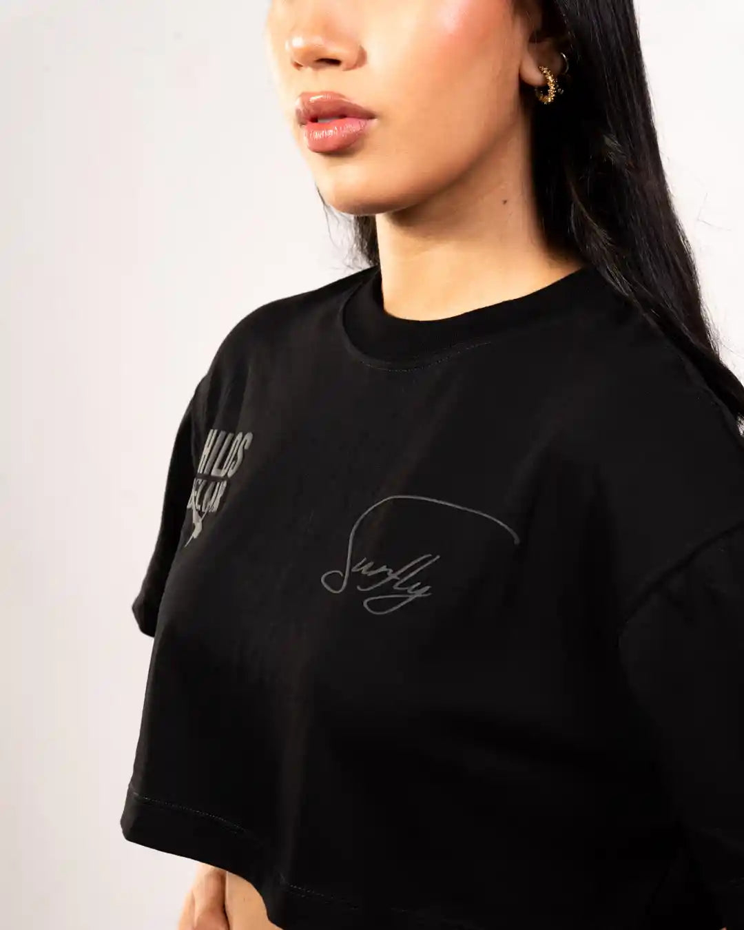 Crop Top Hilos del Mar - Black Edition