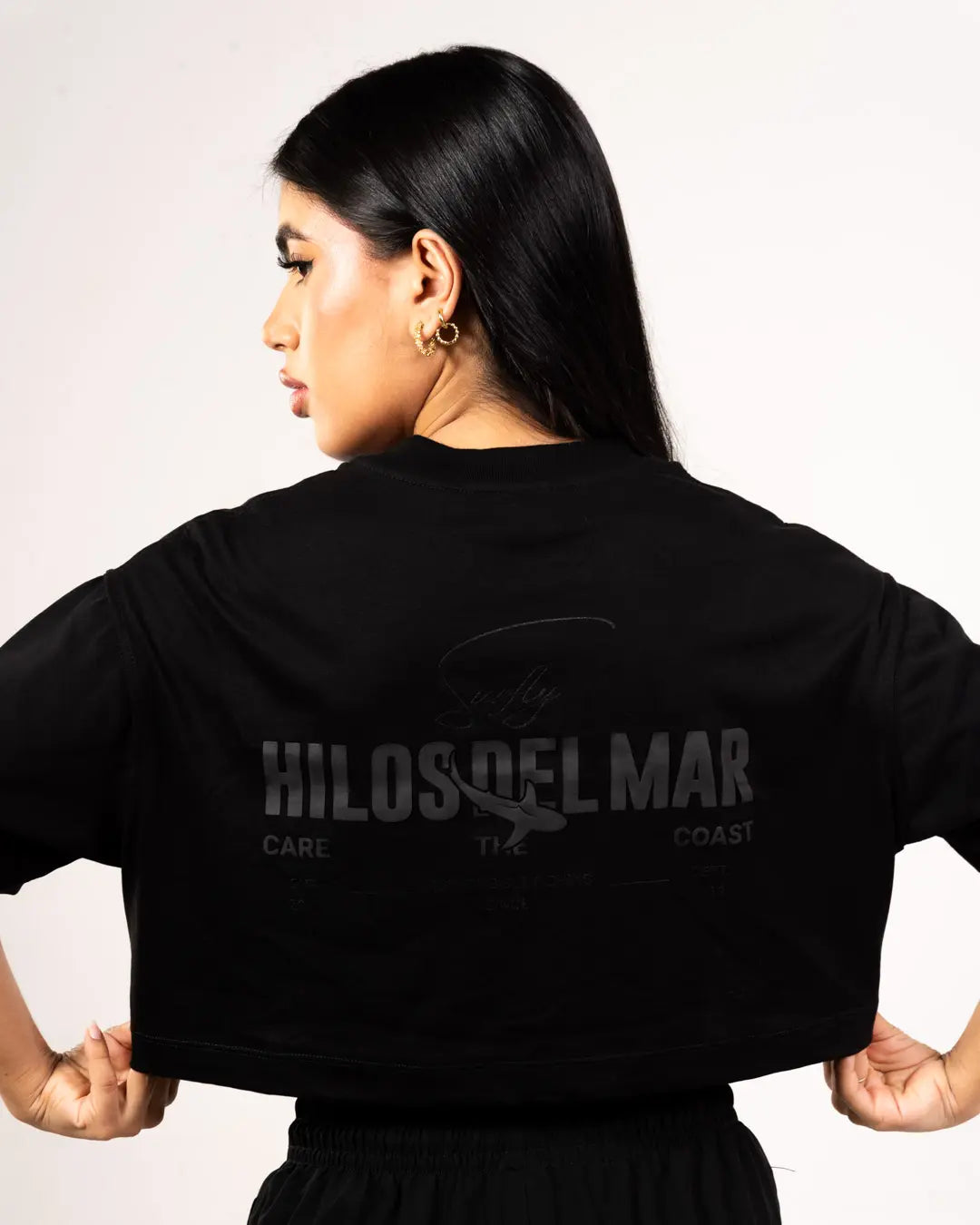 Crop Top Hilos del Mar - Black Edition