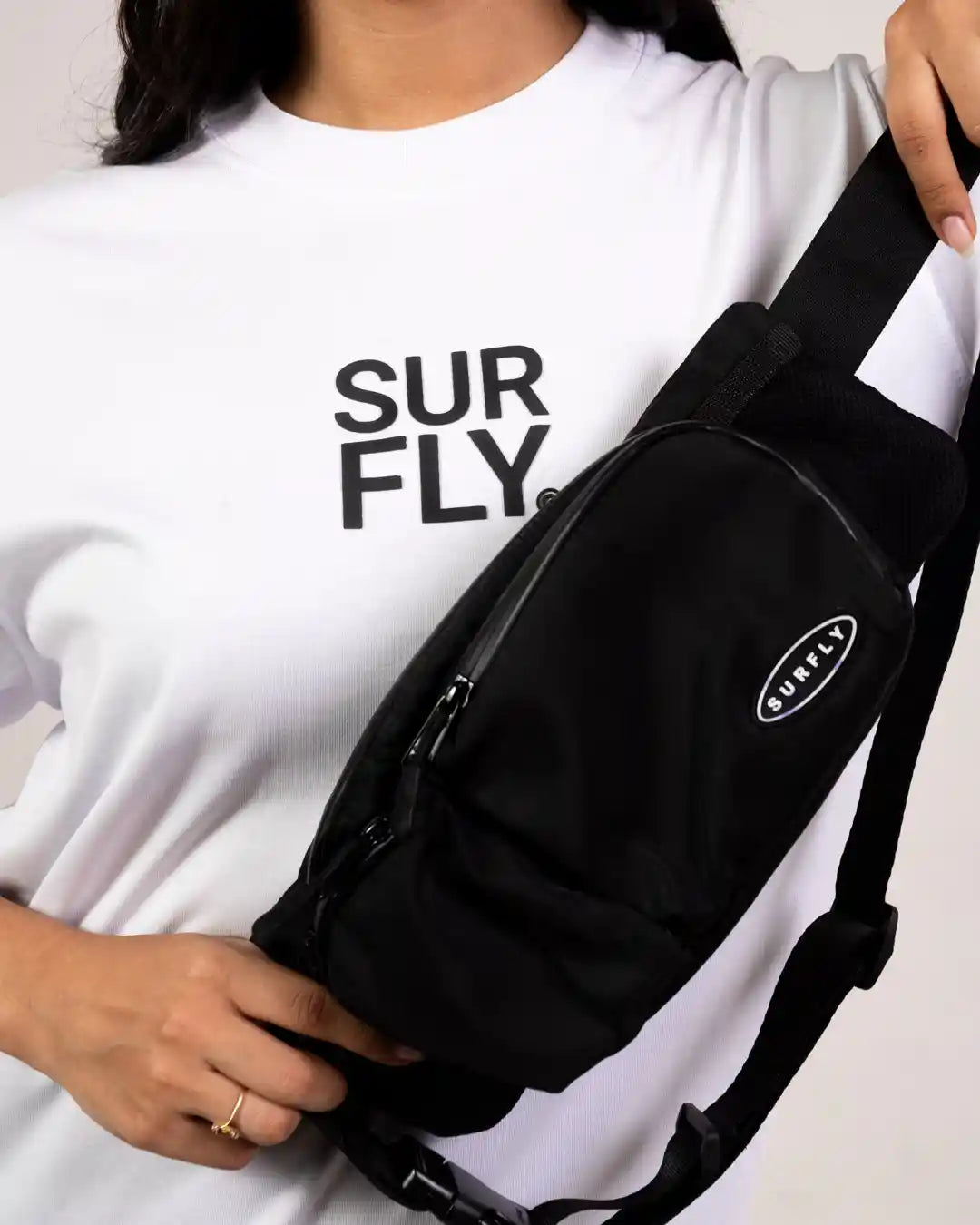 Morral Crossbody Surfly – Black Edition