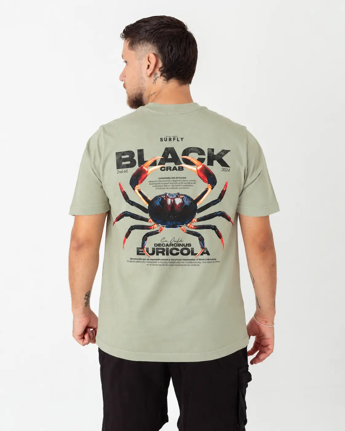 Camiseta Black Crab Verde