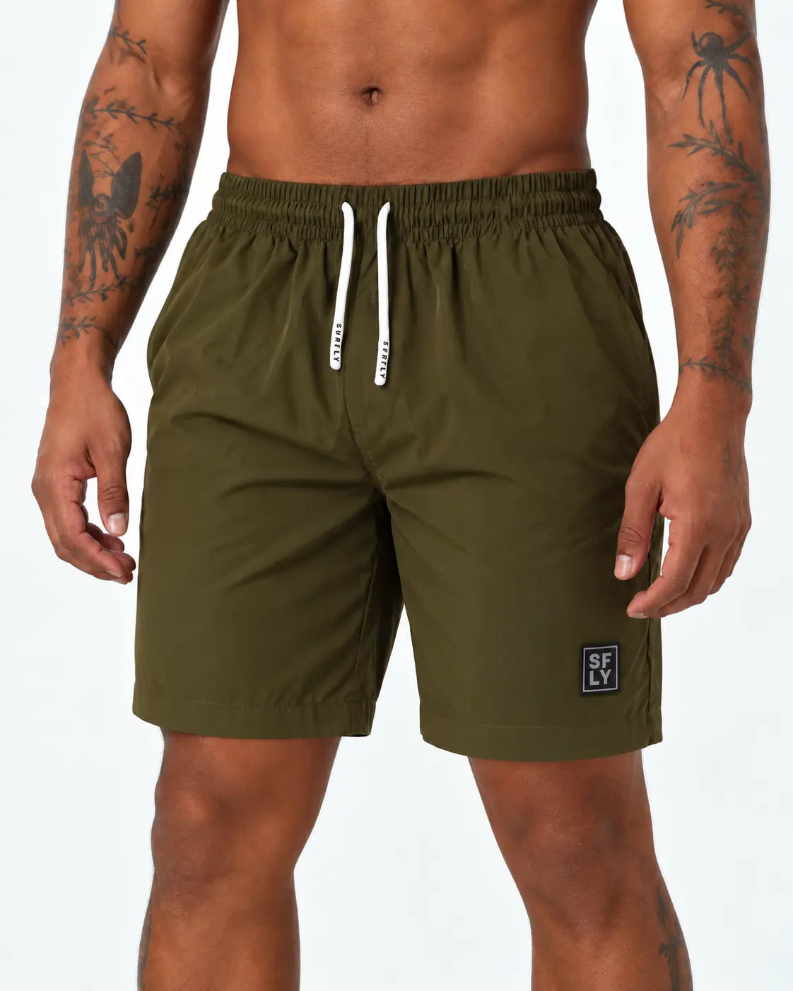 Pantaloneta basica verde militar