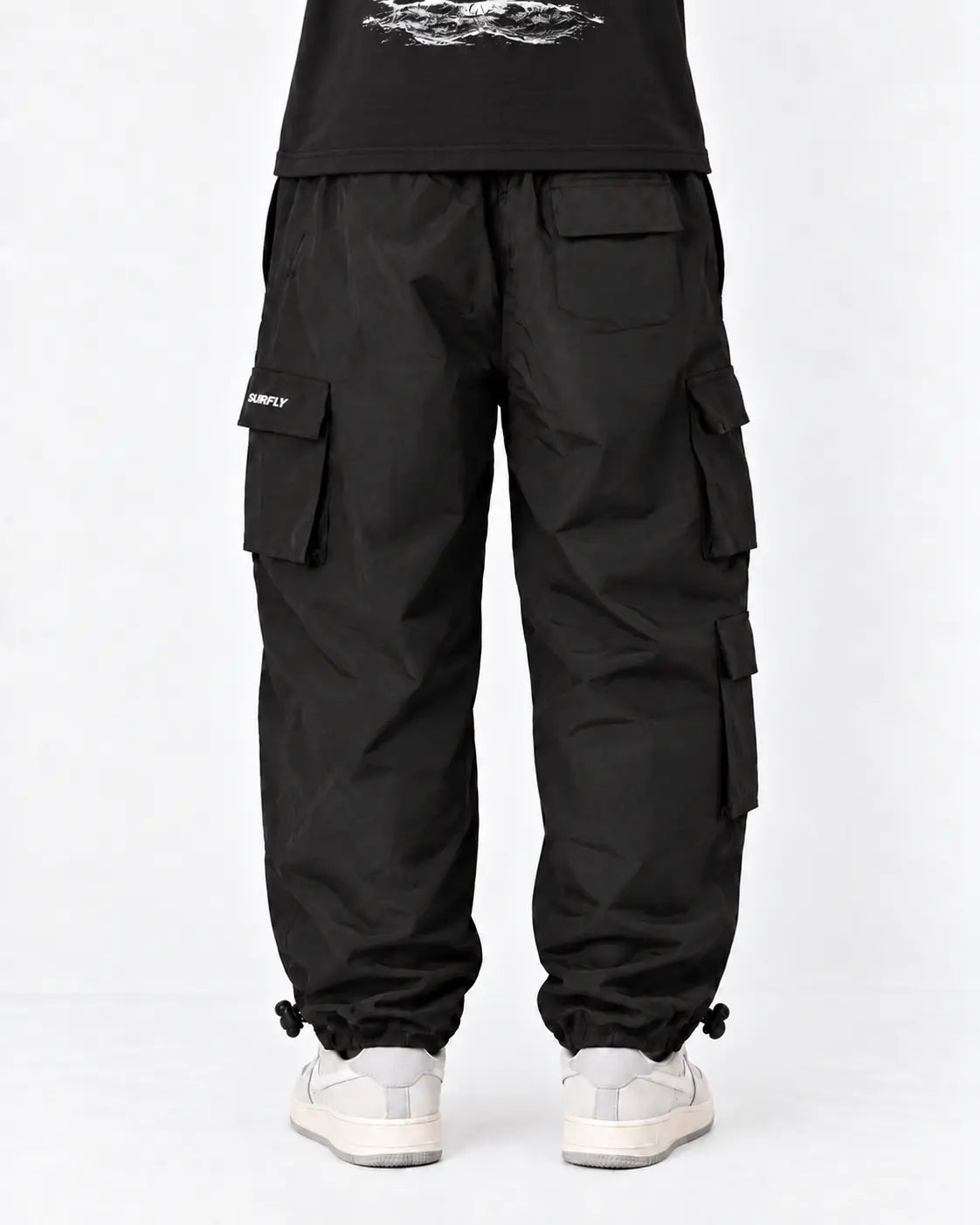 Pantalon cargo negro