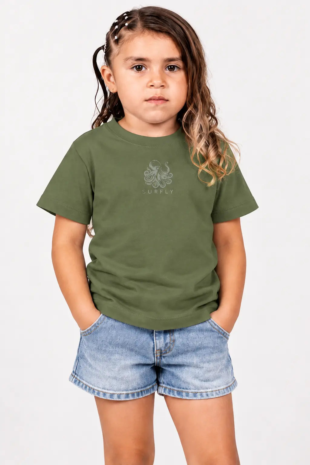 Camiseta niño pulpo alto brillante