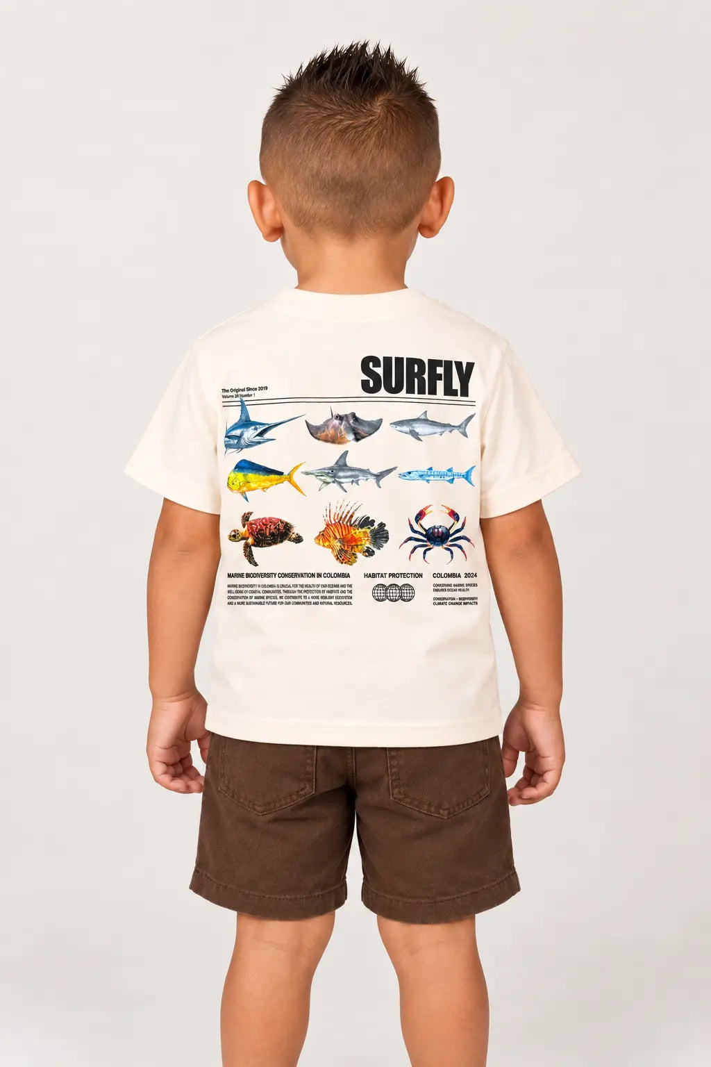 Camiseta niño mix peces