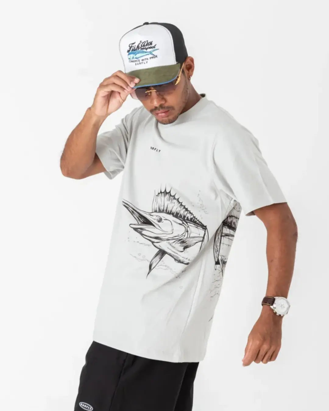 Camiseta Marlin Partido gris