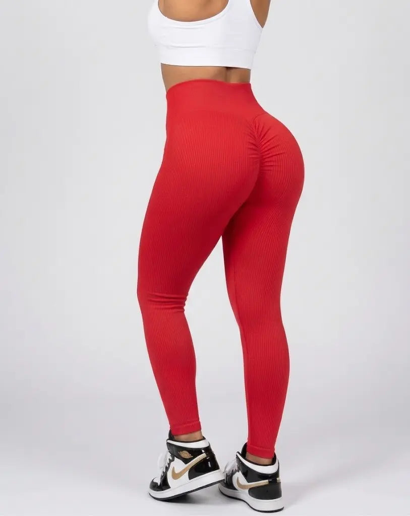 Licra larga push up roja