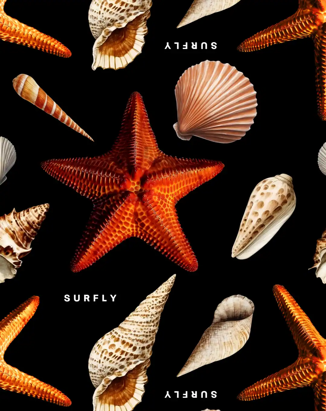 Pañoleta estrellas de mar